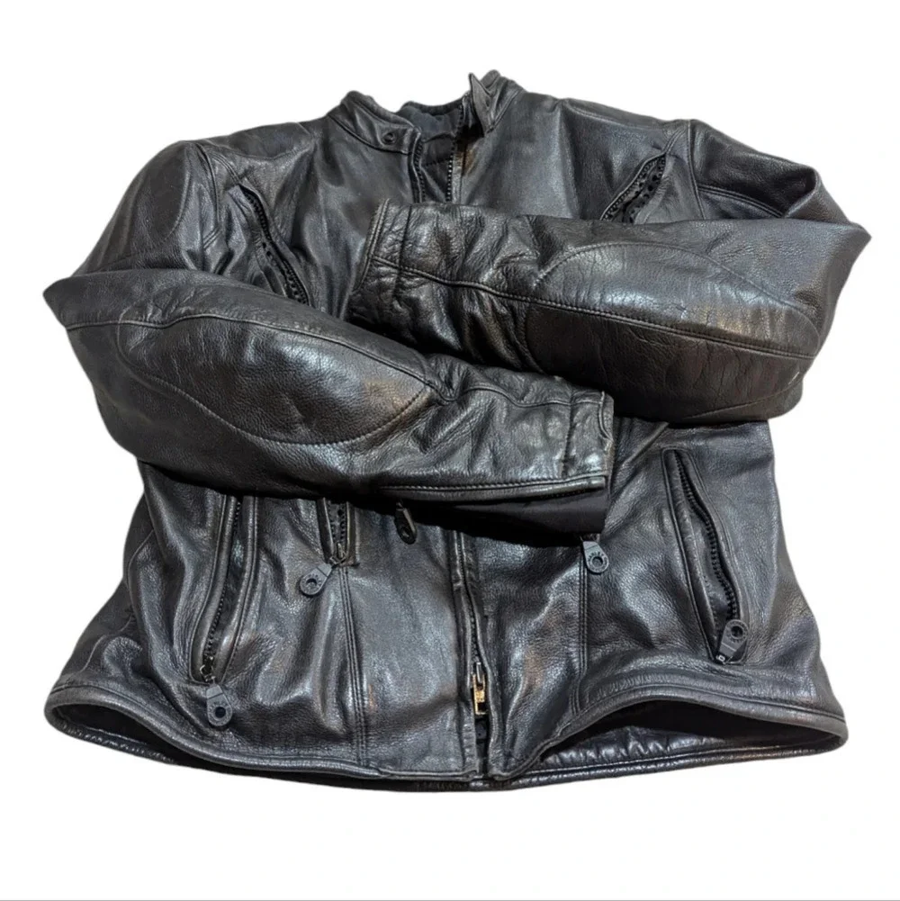 HARLEY DAVIDSON FXRG Leather Jacket Medium